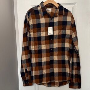 NWT Sonoma Men's Plaid Button Down Shirt